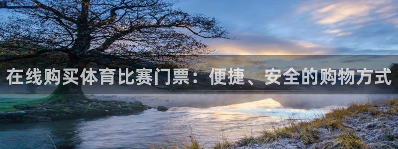 在线购买体育比赛门票：便捷、安全的购物方式